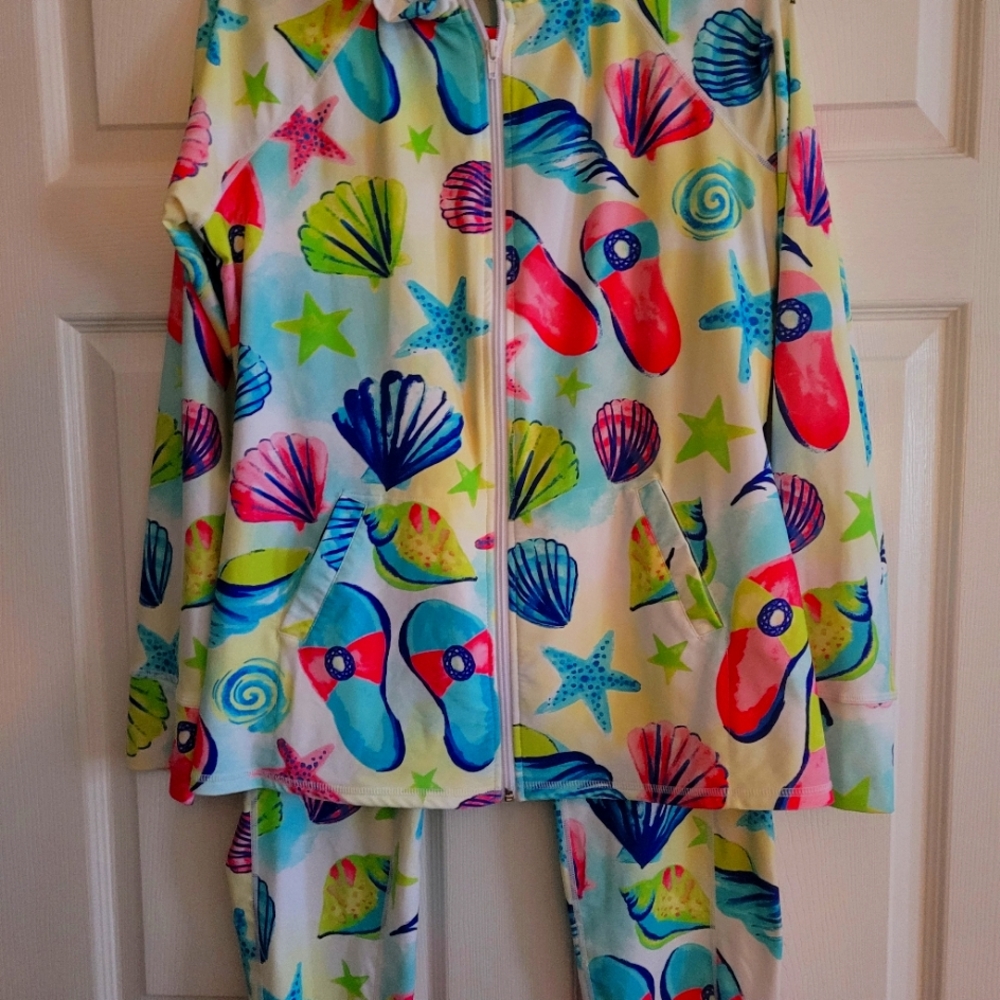 Flip-flops and shells leisurewear by Aryeh, Pre-owned, 10/12
